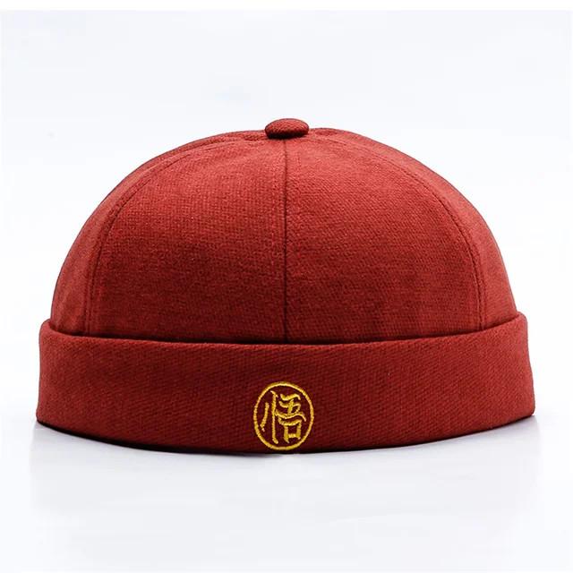 Branded Korean Skull Cap Men Cotton 