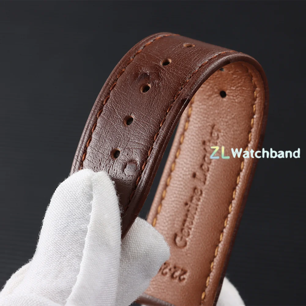 Premium Leather Watch Strap - Universal Fit 18mm to 22mm Wristband
