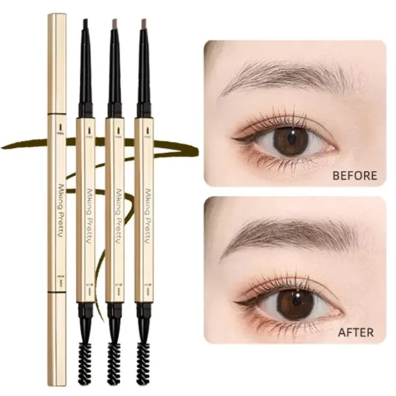 

Double Head Eyebrow Pencil Long Lasting Waterproof 5 Colors Eye Brow Pen Tint Mascara Enhance Cosmetics Beauty Women Makeup