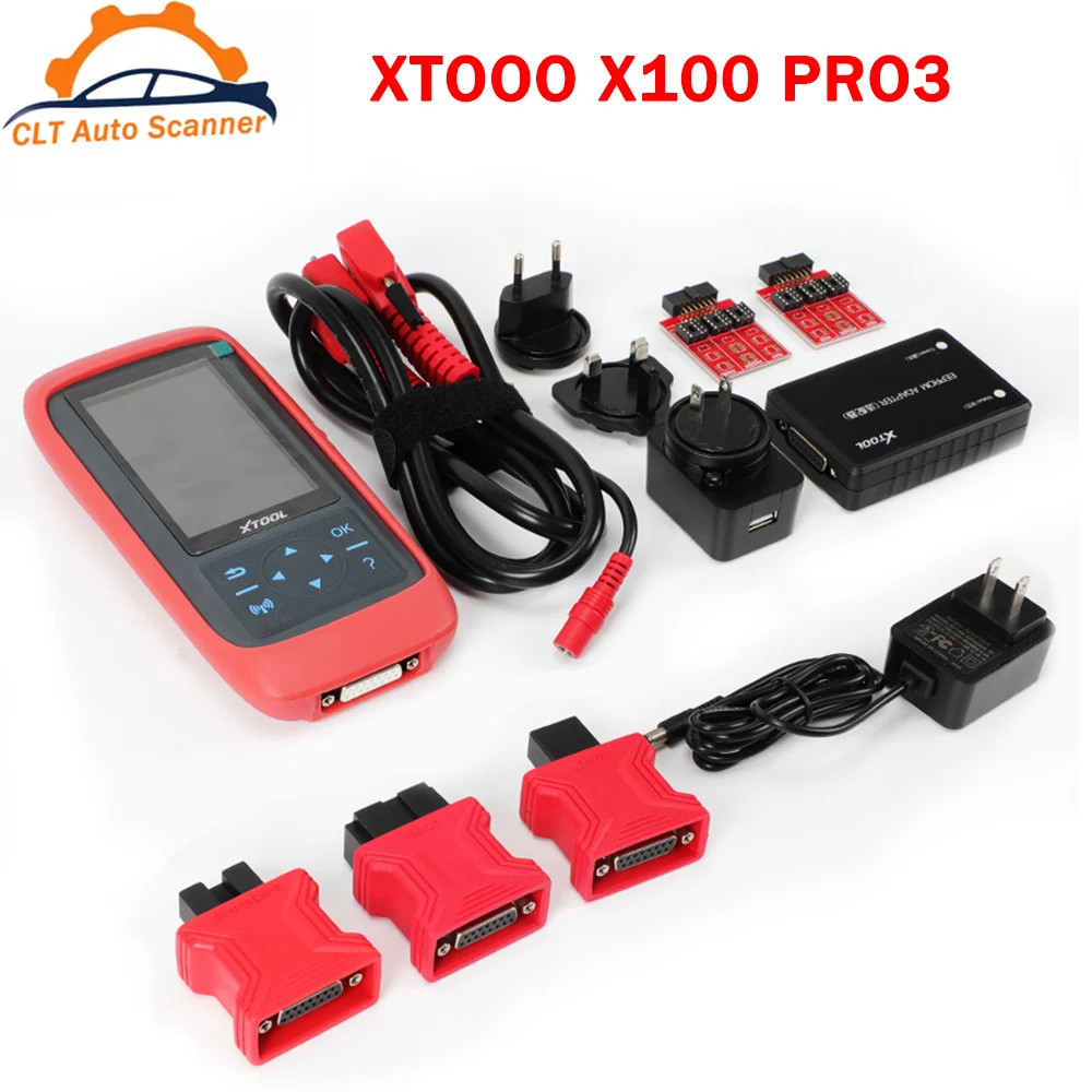 

Программатор автомобильных ключей XTOOL X100 PRO3, считыватель кодов OBD2, программирование IMMO, больше функций, чем X100 PRO2 X100PRO, бесплатное обновление