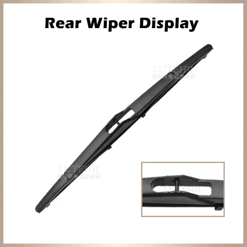 Wiper 14" Rear Wiper Blade & Arm Set Kit For Kia Carens 2003-2012 2004 2005 2006 2007 2008 UN Windshield Windscreen Rear Window 4