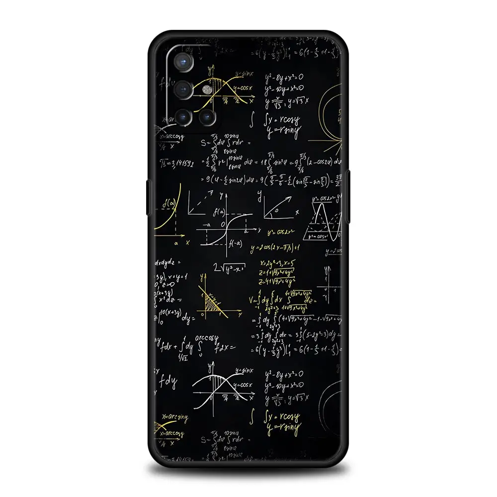 Stylish Phone Case with Physics, Chemistry, and Mathematics Design