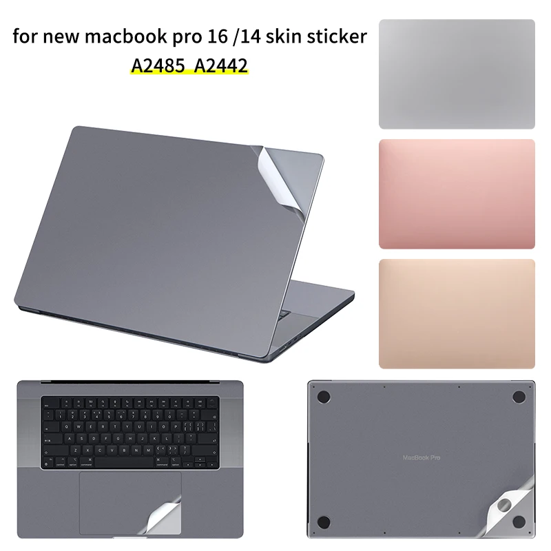 For New Macbook Pro 16/14/13 A2779 A2780 A2338 Skin Sticker Macbook Air 13 15 A2941 A2337 A2681 Laptop Sticke Cover