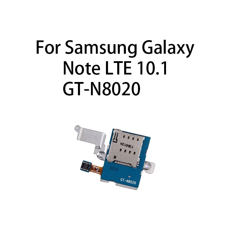 SIM Card Reader Board Flex Cable For Samsung Galaxy Note LTE 10.1 / GT