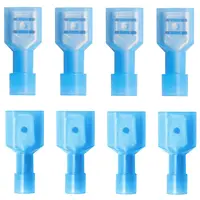 100pair/200pcs 16-14 Gauge Spade Disconnect Wire Connectors Fully Insulated Male Female Nylon Quick Crimp Terminals Wiring Spade - Image 6