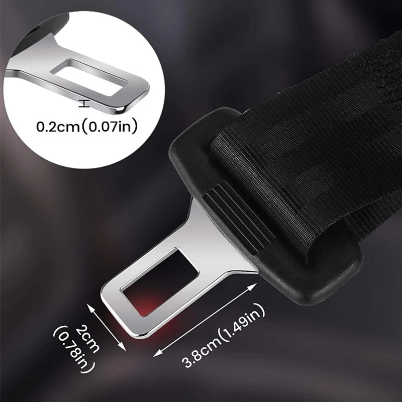 Car Seat Safety Belt Extender Kids and Pregnant Woman Adjustable Safety Belt Extender Auto Interior Accessories 23/26/29/36CM