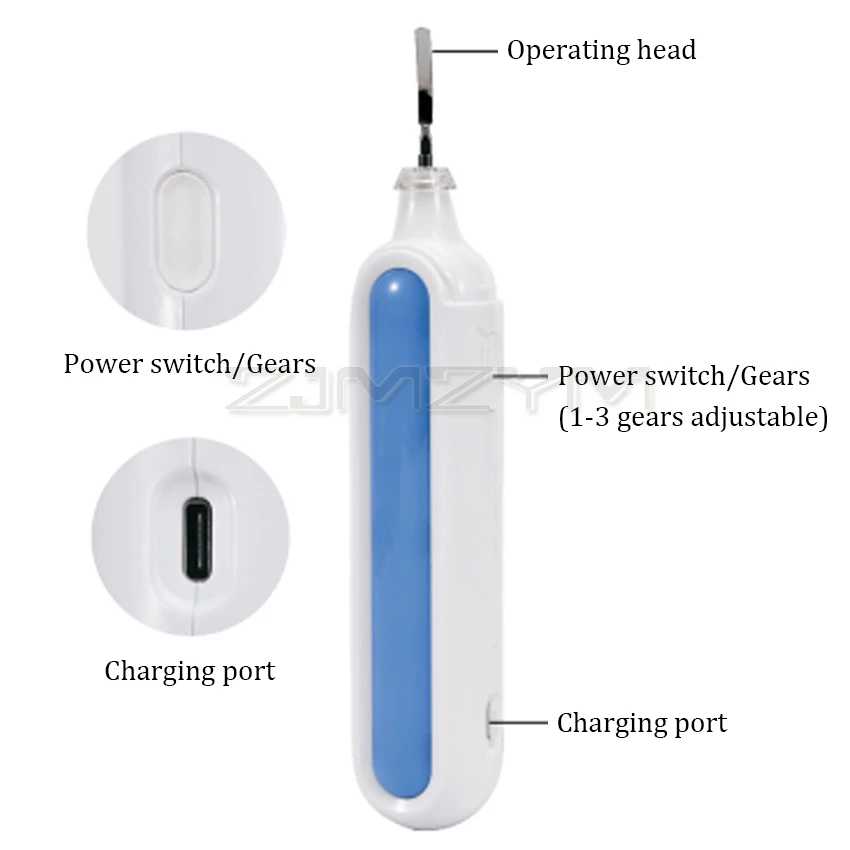 Hot sell High Frequency Portable Pore Cleansing Skin Scrubber Facial Cleansing Remove Blackheads Skin Care Device