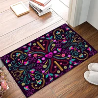 Mexican Day of The Dead Entrance Doormat Decor Kitchen Hallway Balcony Runners Rug Living Room Carpet Bedroom Non-slip Floor Mat 2