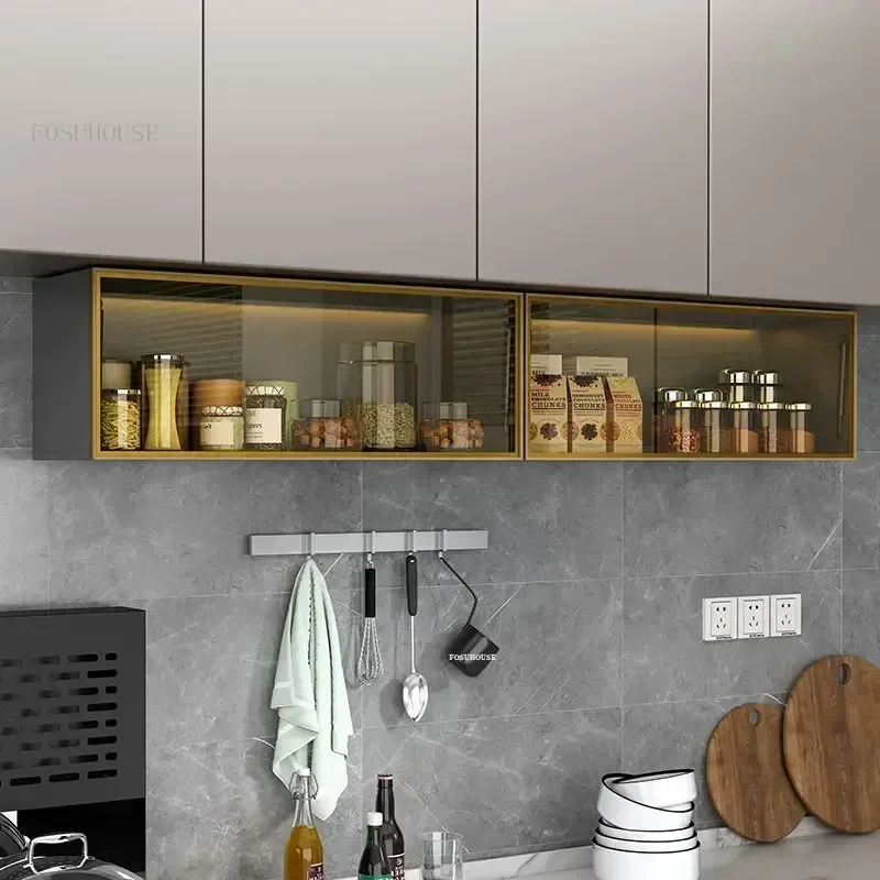 American Style Home Furniture Wall-mounted Kitchen Cabinets Creative Living Room Cupboard Coffee Shop Dormitory Storage Rack H 5