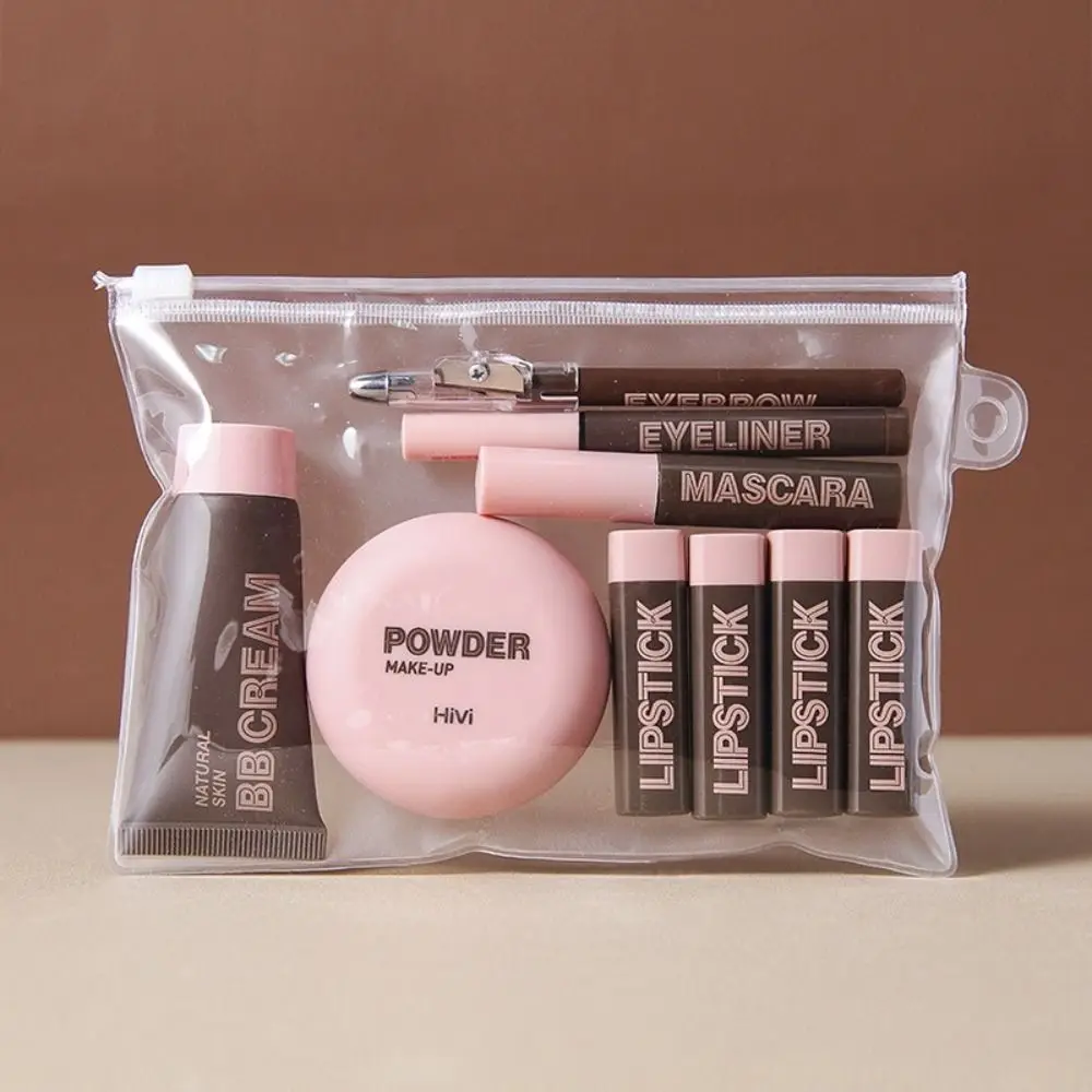 Lipstick Set Eyebrow Pencil Gift 9pcs