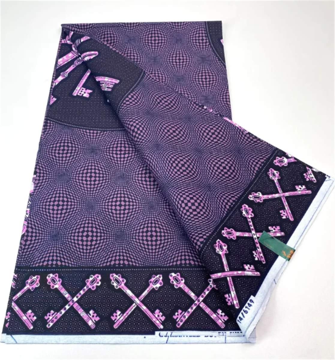 100% Cotton Soft Nigeria Factory Price Ankara Wax Veritable African Real Wax Block Prints Fabric Tissu Pagne 3