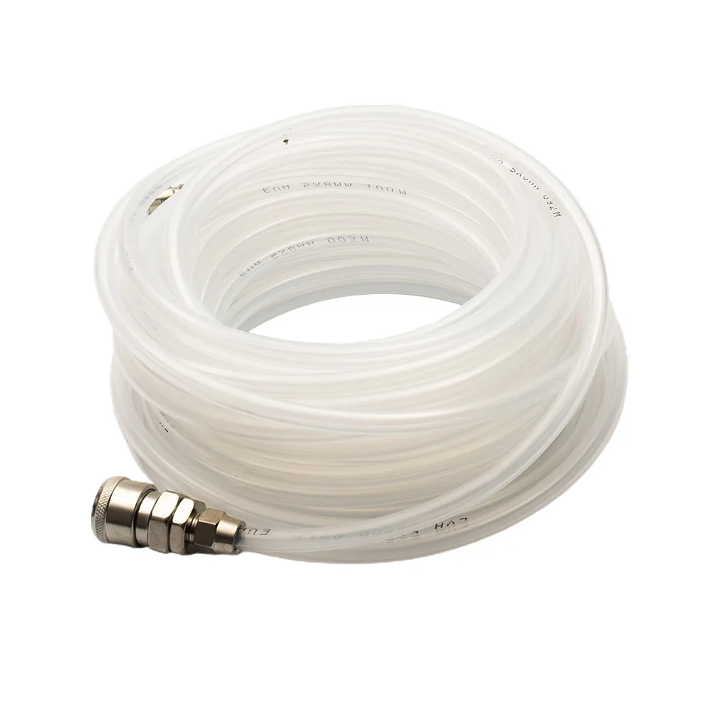 Pneumatic Air Compressor Hose with Quick Connector and Multitool Accessories