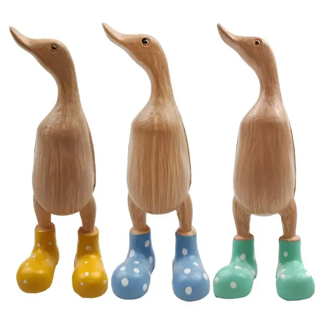 イギリス社木彫り かわいい水玉模様長靴Spotty Boots Ducklet イギリス社木彫り かわいい水玉模様長靴Spotty Boots Ducklet
