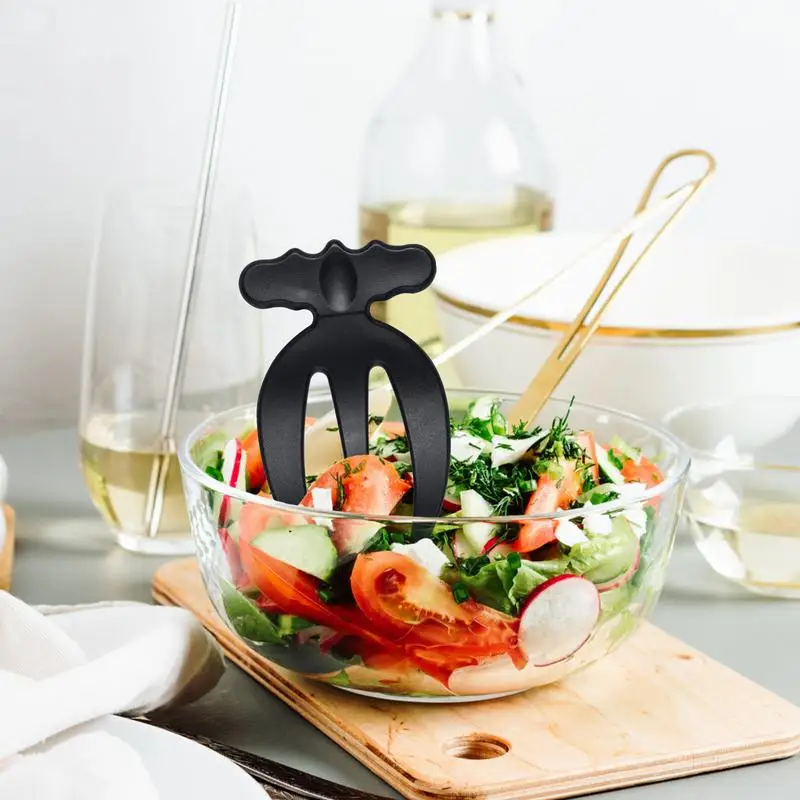 Salad Hands For Serving Household Kitchen Tossing Utensils For Salad 2PCS Wear-Resistant Hands Set Portable Mixing Tongs