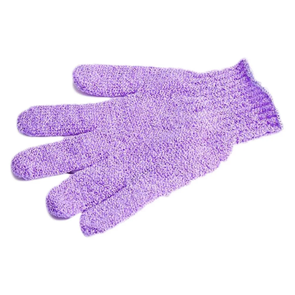 

2 Pcs Body Scrub Exfoliator Gloves Nylon Shower Gloves Exfoliating Bath Five Fingers