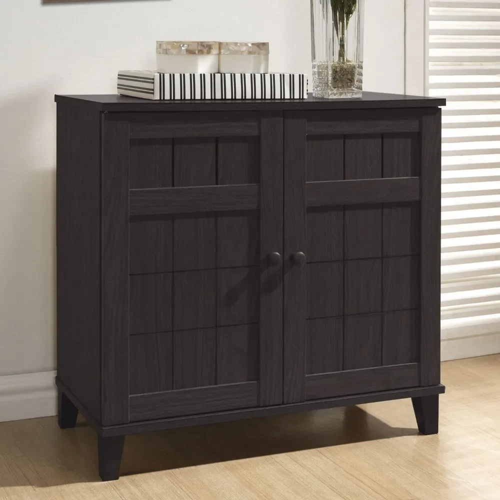

Glidden Shoe Storage Cabinet, Dark Brown