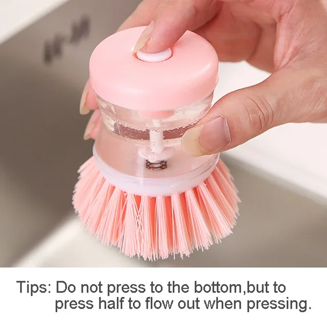 Soap Dispensing Dish Brush 4