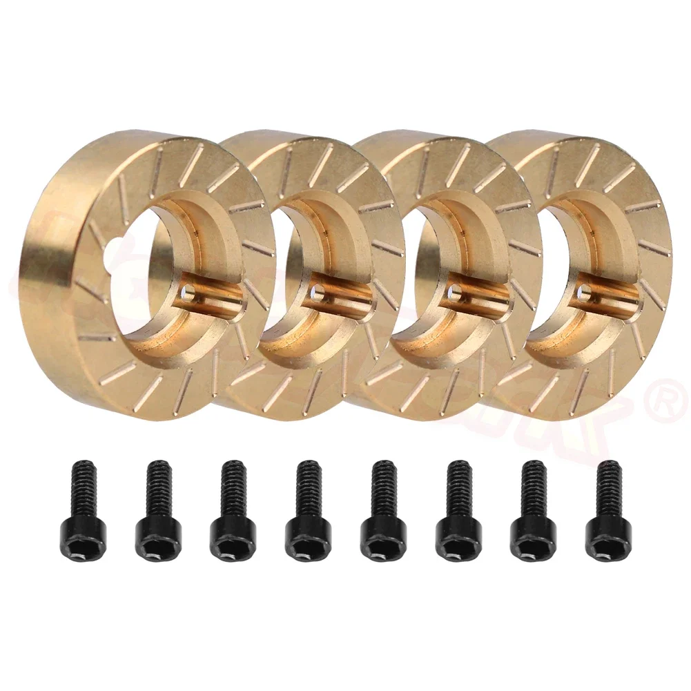 

Латунные ступицы для груза колеса HobbyPark 76 г для SCX10 III 90046 90047, обновленные детали для осевых носителей (4 шт.)