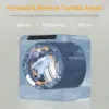 13.2LB Portable Clothes Dryer, 3.5 Cu.Ft High End Front Load Tumble Laundry Dryer with LCD Touch Screen, Stainless Steel Tub 5