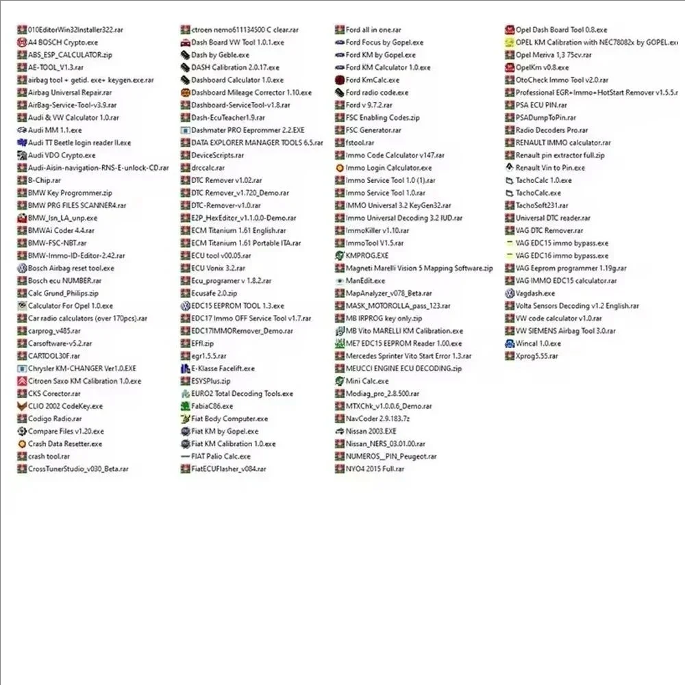DASH MILLEAGE CORRECTION+AIRBAG CRASH CLEAR+IMMO OFF+DASH+IMMO Software  tools automotive software for accesorios para auto - AliExpress