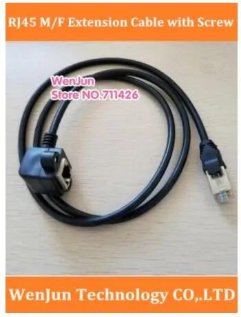 

1 шт., удлинитель с винтовым замком RJ45, 100 Мбит/с, 60 см
