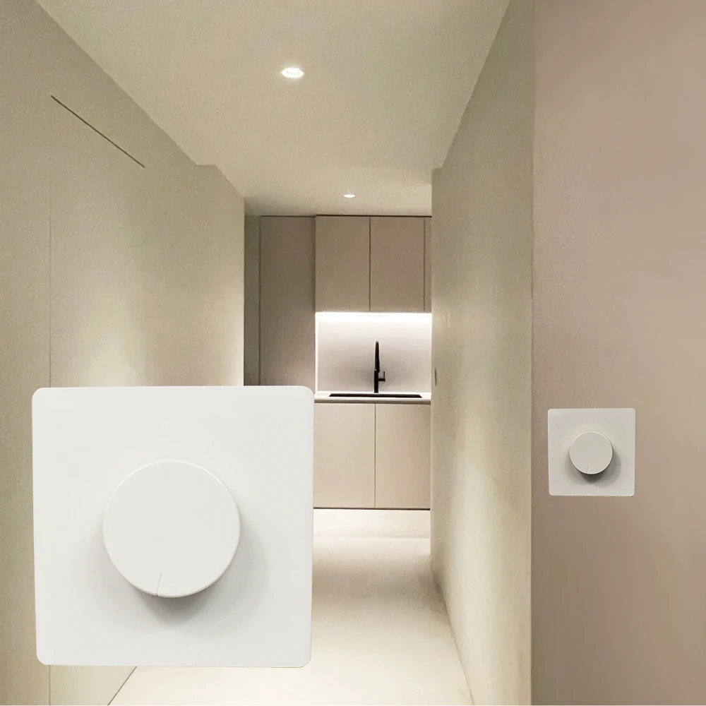 Noise-free Trailing Edge Dimmer 0-100% 300W Max. Light Switch for Dimmable LED/HV Halogen/Electronic Transformer/ Incandescent the edge of the light