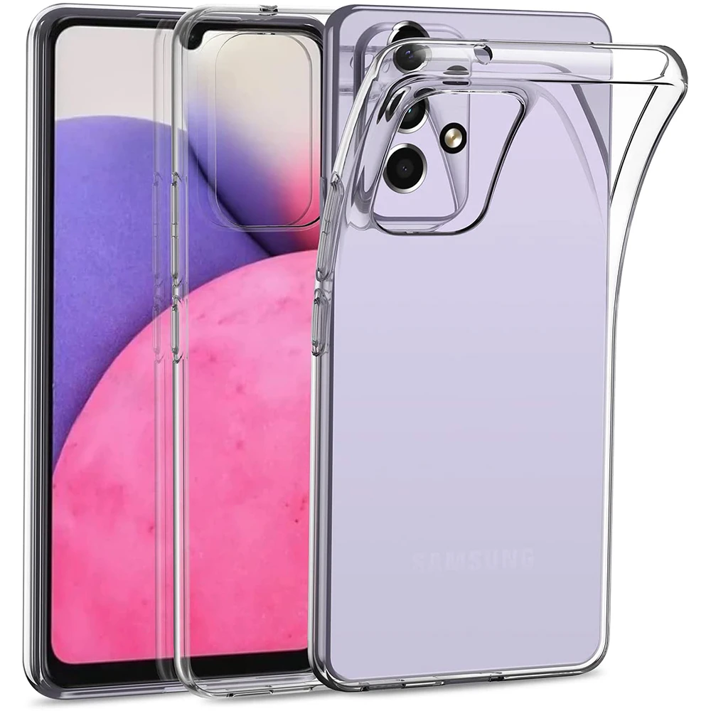 galaxy s22 ultra wallet case Silicone Soft Phone Case For Samsung Galaxy A73 A53 A33 A13 A03 A82 A72 A52 A42 A32 A22 A12 5G Ultra Thin Clear Case Cover Shell galaxy s22 ultra wallet case