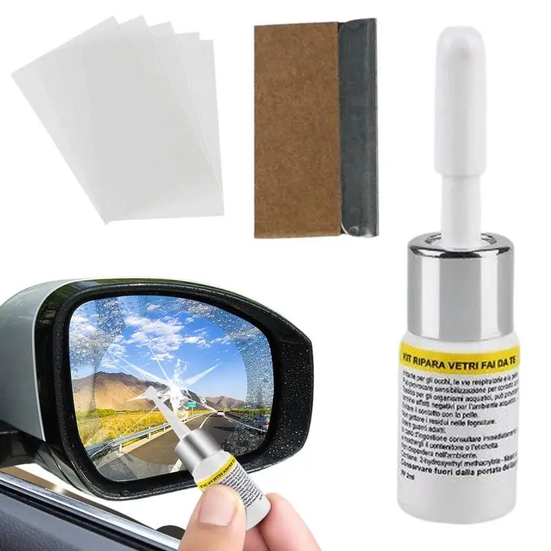 

Windshield Crack Repair Kit DIY Glass Liquid Repairing Tools Automotive Kit Filler With Good Penetration For Vehicle Chips