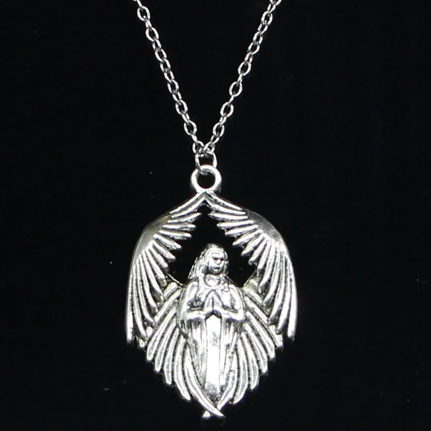 

20 шт. Новое модное ожерелье 43x27 мм Подвески Ангела Марии Короткие Длинные женские и мужские ожерелья Подарочные ювелирные изделия Чокер