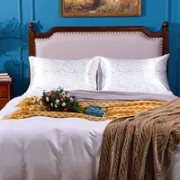 Ntbay 2 Count Ultra Cozy and Soft Silk Satin Pillowcases, Luxury Pillow Cases with Envelope Closure for Hair and Skin 1