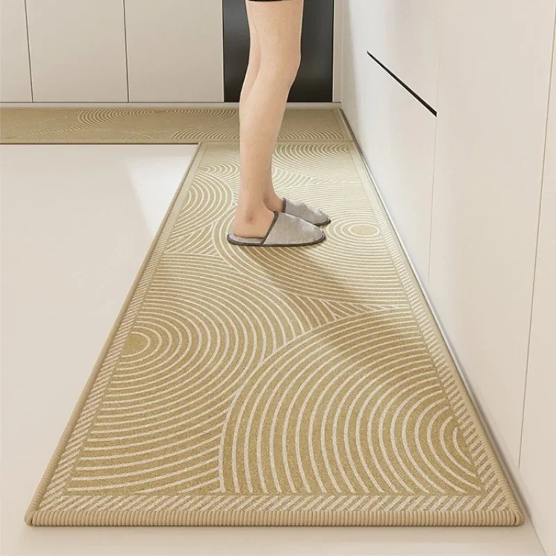 Long Kitchen Floor Mat Home Hallway Corridor Non-slip Carpet Soft Wear-resistant Antislip Foot Mats Bedroom Bedside Rug Alfombra 4