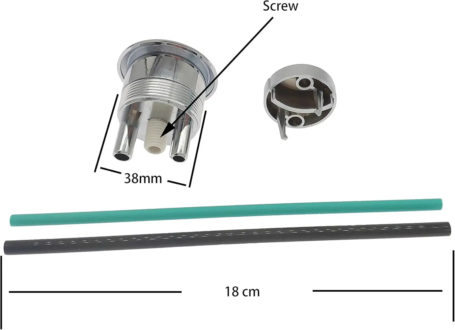 1 Dual Flush Valve Compatible with Geberit Impuls 250 Twico Toilet Cistern Outlet Valve Replacement