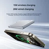 Nubia 5000mAh Magnetic Power Bank Qi2 Certification Wireless 15W Power Bank Magsafe LED Powerbank Portable Charger Original 3