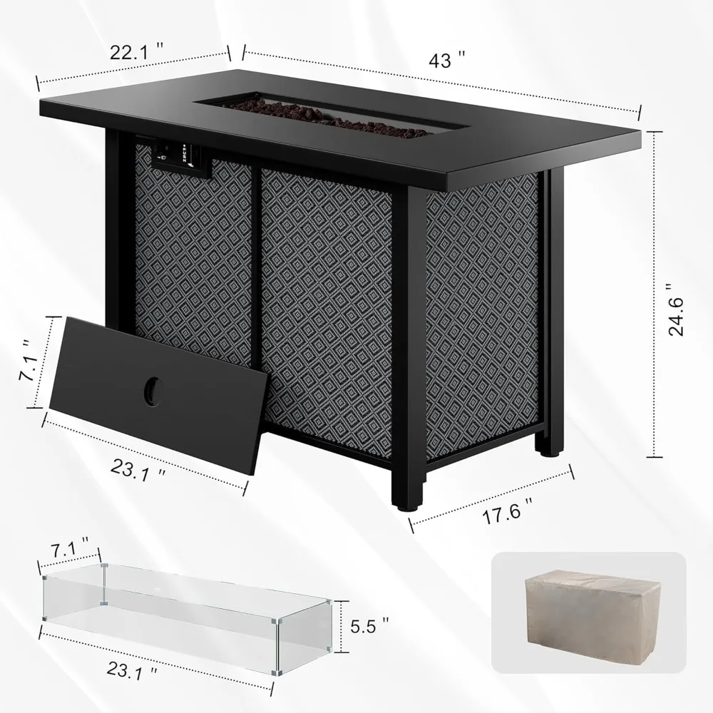 43" Meilocar Fire Pit 5