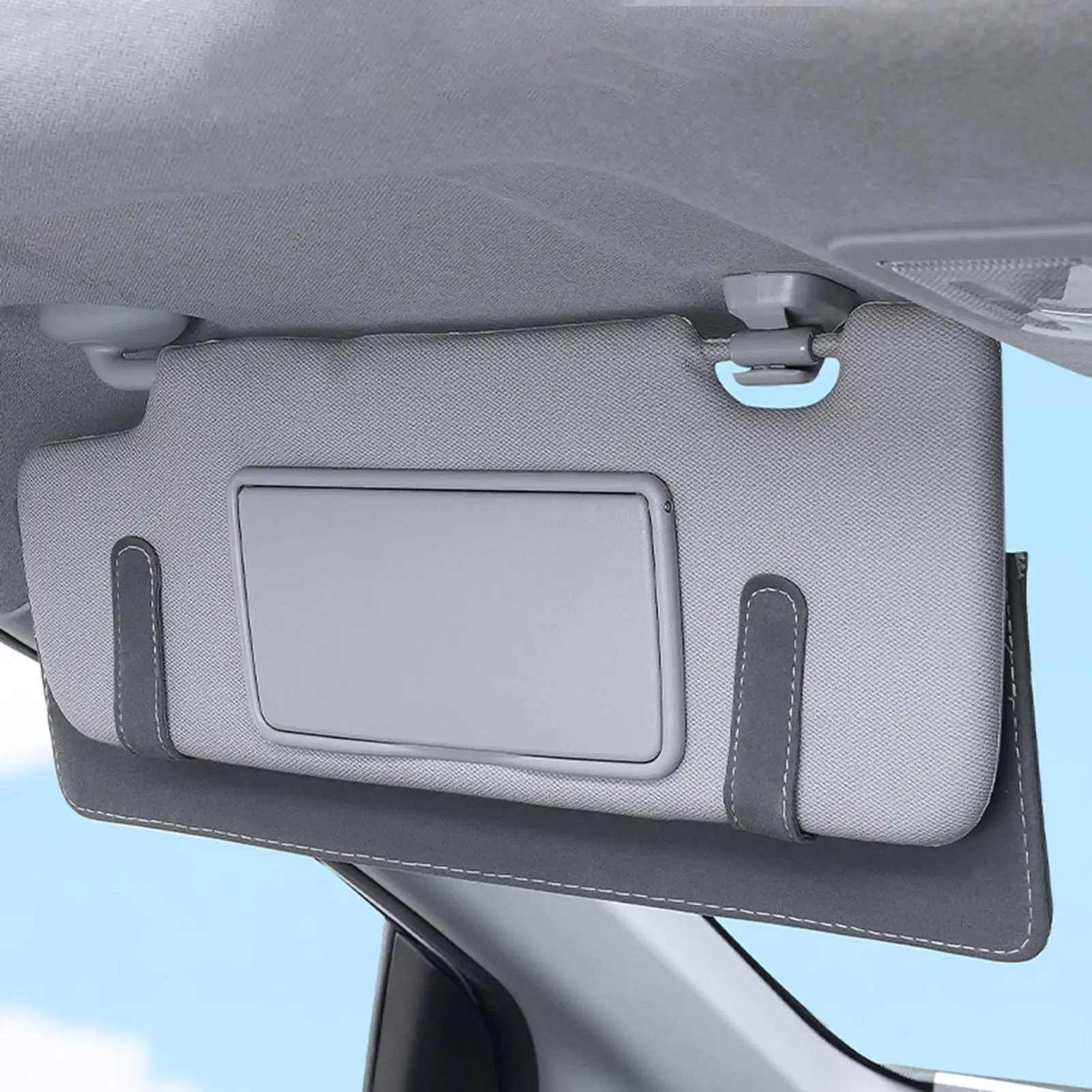 Car Sun Visor Extender Auto Visor Extender Sun Blocker Leather Anti-glare Automotive Interior Sunvisor Extending Shade for RV