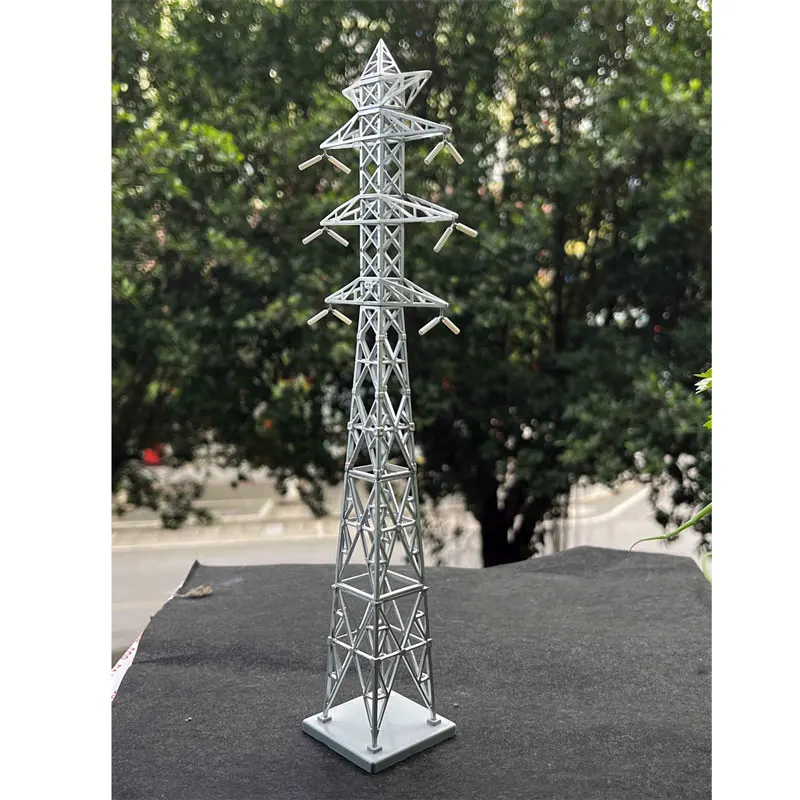 1/150 N Scale Model Electric Tower Radio Tower Model Train Scene Miniature Collection Sand Table Landscape Assemble Model - Image 4