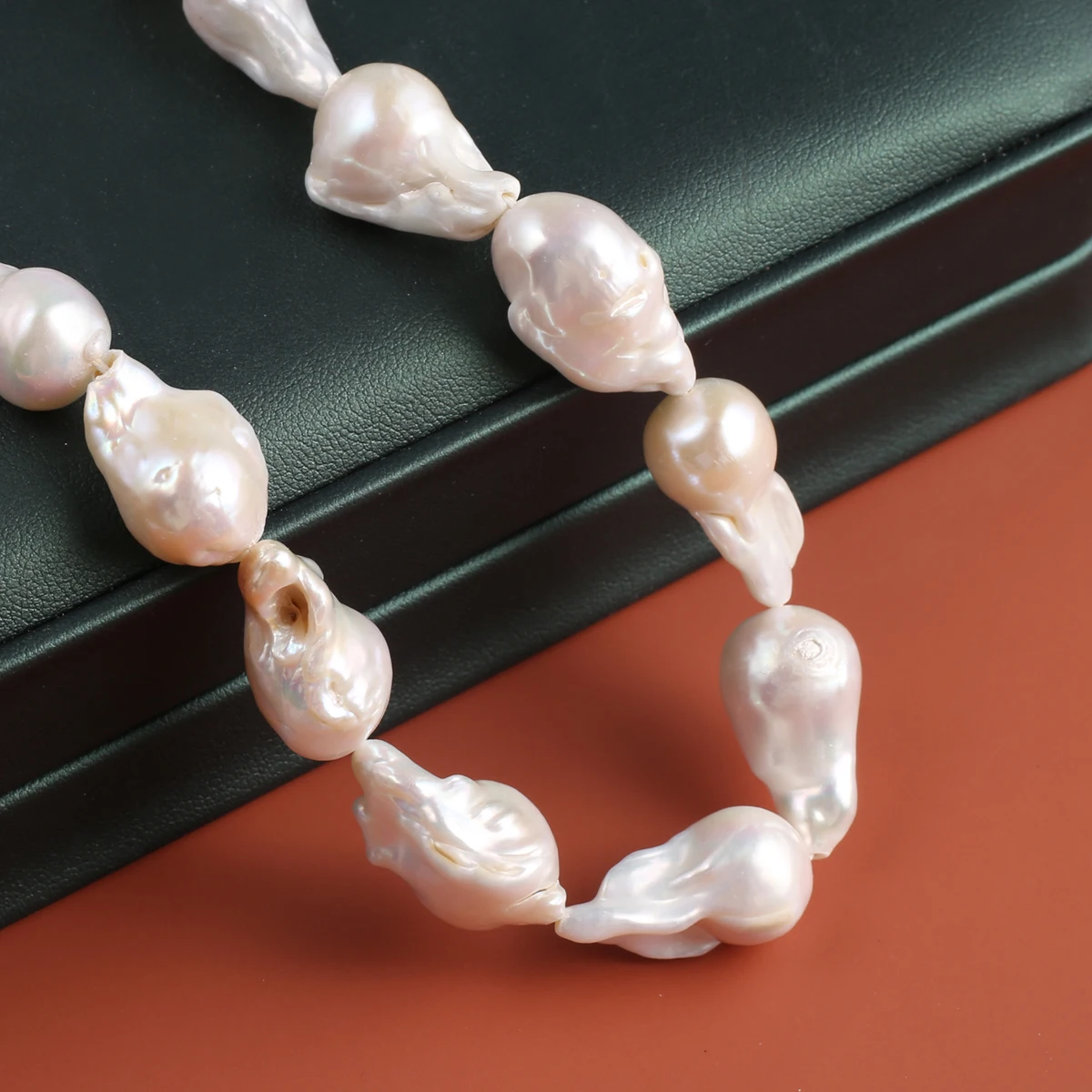 Natural Pearl Big Baroque Exquisite Shape Elegant Appearance for DIY Jewelry Making Handmade Bracelet Necklace Length 36cm