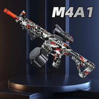 M416 Toy Gun 7.4V High-speed Burst Gel Ball With Orange Plug And Double Magazine For Outdoor Interactive Parent-child Games. 2