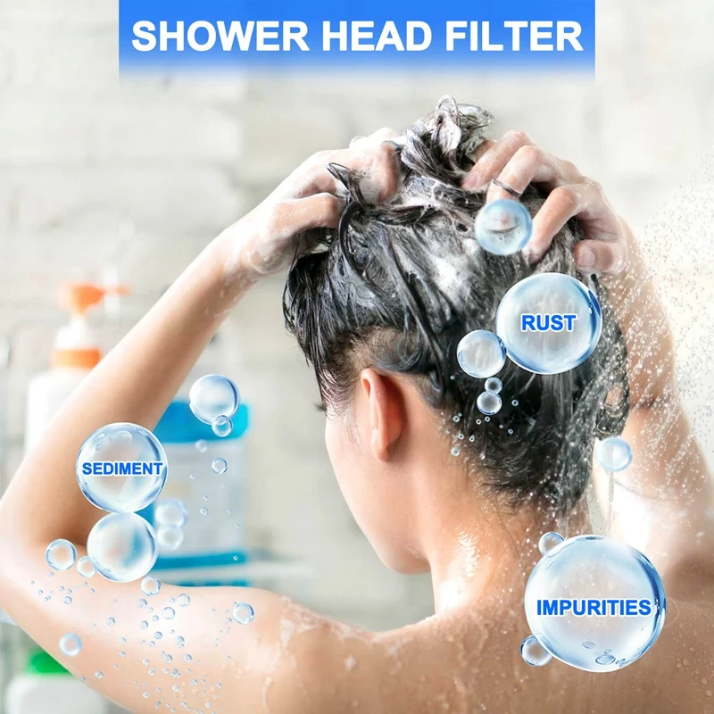 Replacement Shower Filter for Hard Water-High Output Shower Water Filter to Remove Chlorine and Fluoride 10Pcs shower water filter