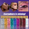 Gel Liquid Glitter Eyeshadow Lip Dazzle Body Stage Glitter Music Festival Long Lasting Glitter Gel for Hair,Face and Body Makeup 1