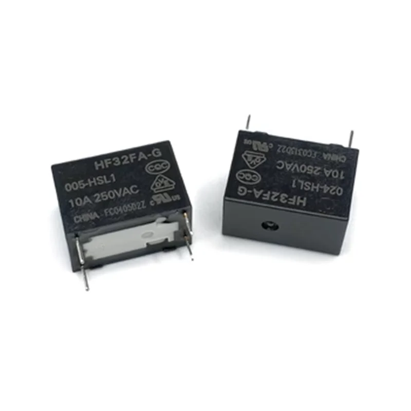 5 Stück HF32FA-G-005-HSL1 HF32FA-G-012-HSL1 HF32FA-G-024-HSL1 HF32FA-G-005-HSL2 HF32FA-G-012-HSL2 HF32FA-G-024-HSL2 Leistungsrelais – Detail 2