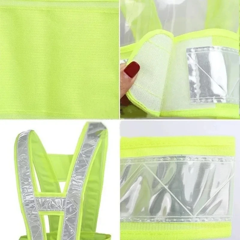 High Visibility Waterproof Vest Belt for Night Running and Cycling Safety Security light V-shaped Driving And Cycling Road