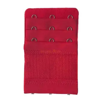 Alternative view of 31BF Womens 3 Hooks 3 Rows Bra Extender Soft Strap Extension Belt Lengthened Buckle