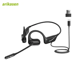 ComfortFit Open - Ear USB Headset with Noise - Canceling Microphone (Black)