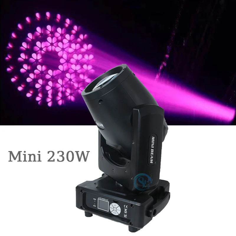 

Professional Stage Mini Beam 7R Led 230W Moving Head Light Dmx 512 Control for Concert Dj Disco Party Wedding Bar