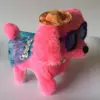 Electric Cute Plush Dog Light LED Eyes Walking Barking Puppy Kids Toy Gift Plush Toy 4