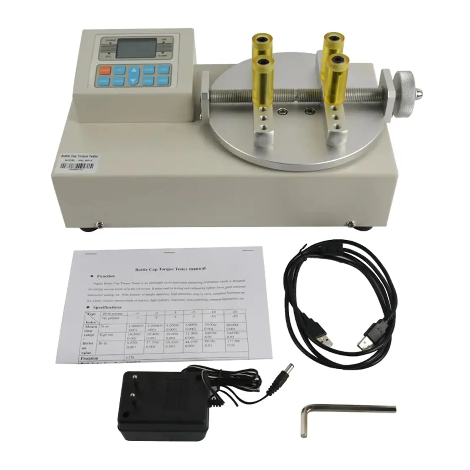 Cap Torque Tester Digital Torque Meter Screw Driver Wrench Measure Tester for Bo