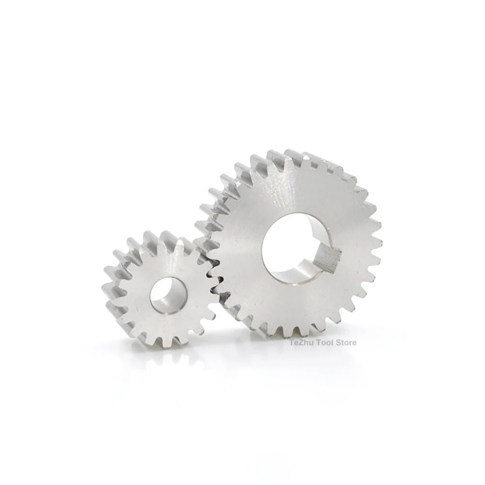Description Picture 6 of item1PCS Pinion Spur Gear 1M 42T-120T Transmission Cylindrical Gear 304 Stainless Steel 1 Modulus 42 Teeth-120 Teeth Bore 8mm