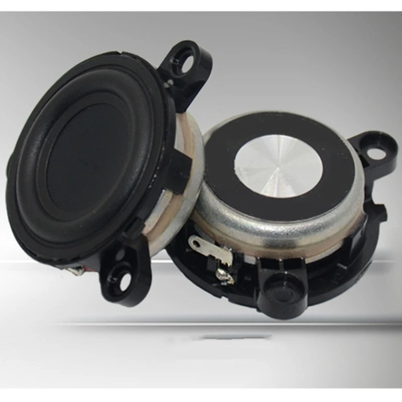 Midrange Speaker Hifi 1.75inch 40mm 60W 3.2Ohm Speaker Midrange Home Rubber Side DIY Sound System Replacement