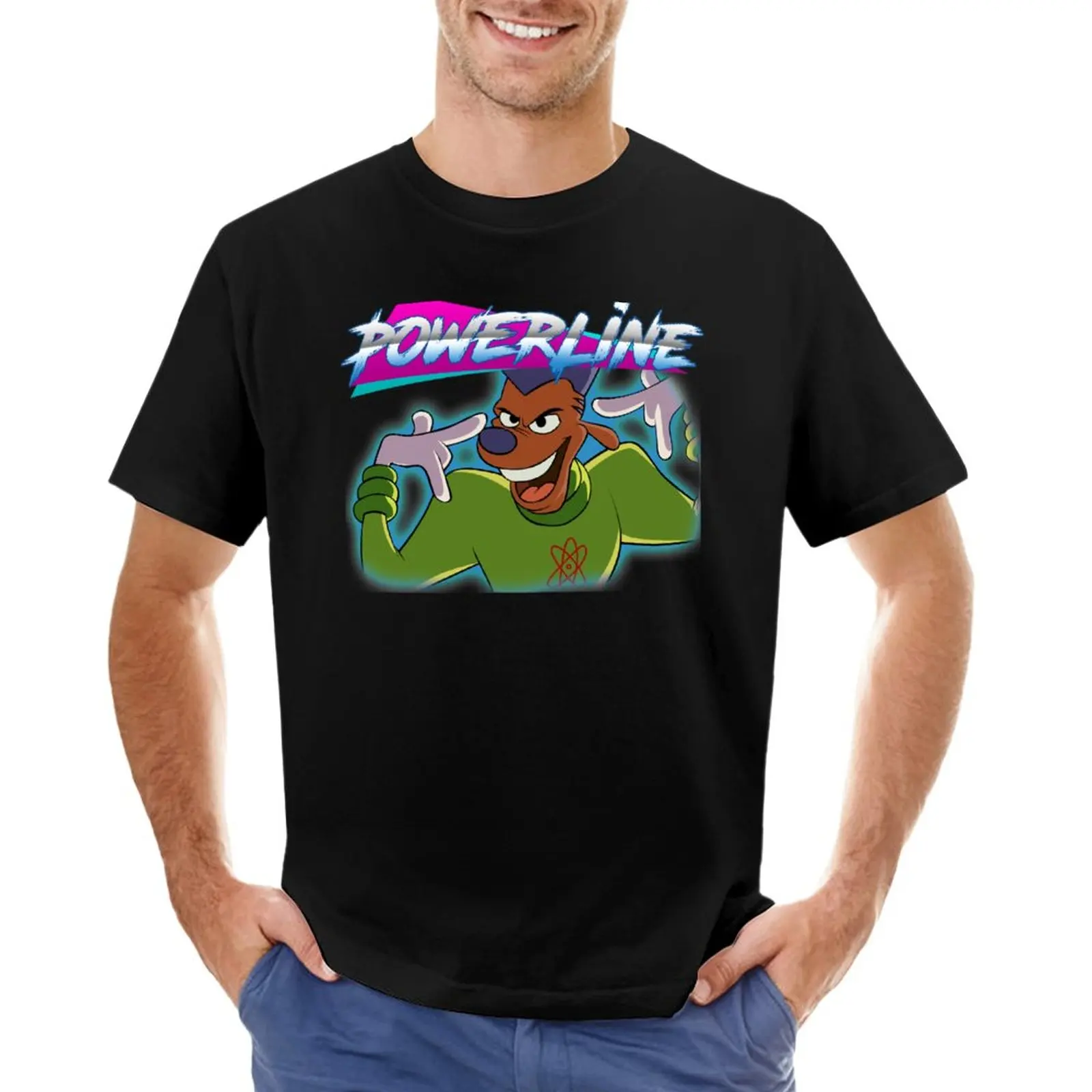 

PowerLine T-Shirt anime tees hippie clothes Men's long sleeve t shirts
